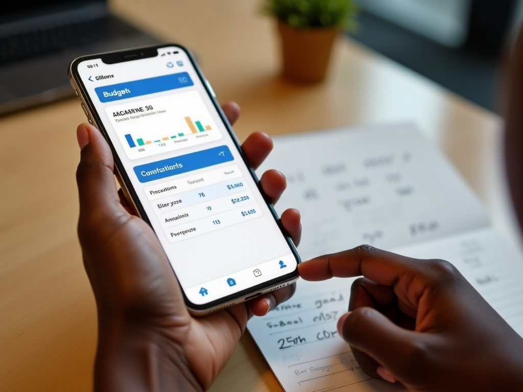 Budget tracking visualization